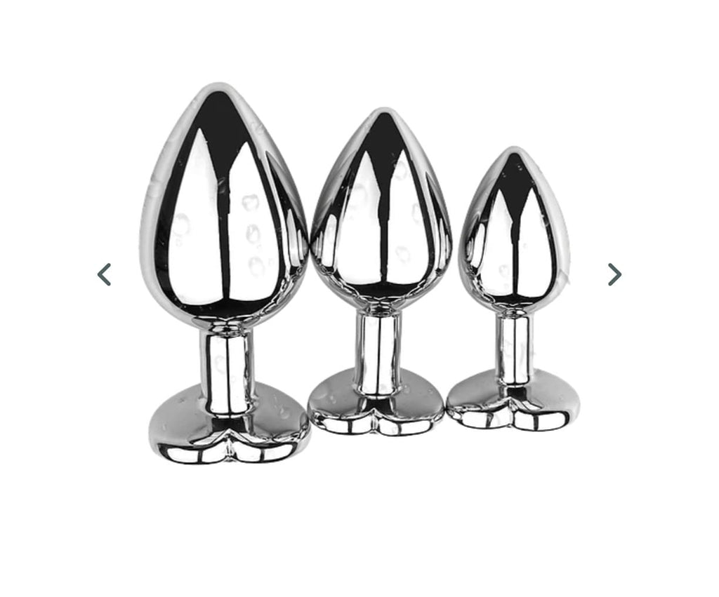 Kit Plug Heart Metalizado