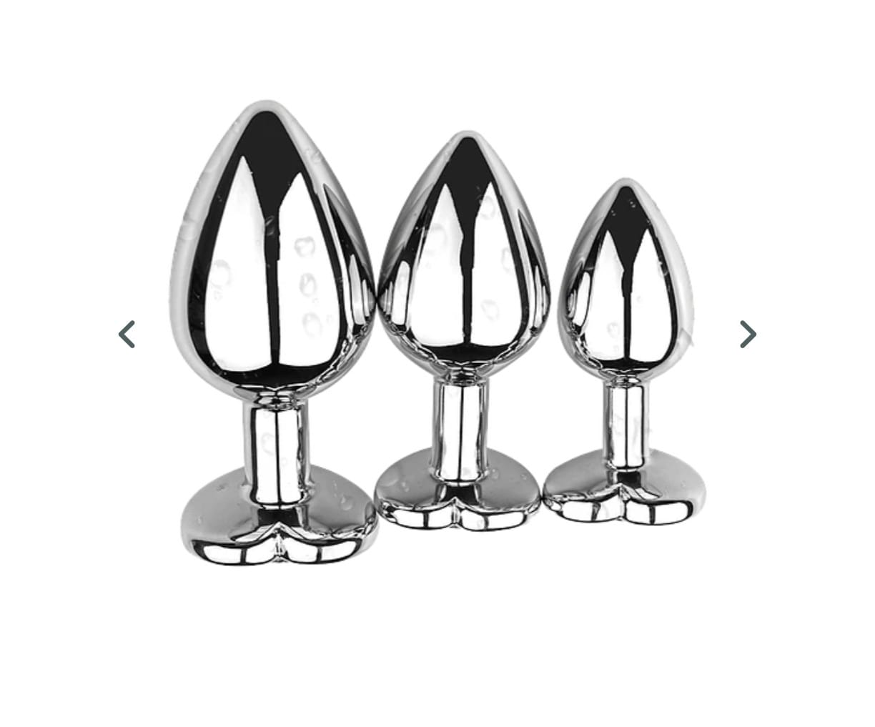 Kit Plug Heart Metalizado