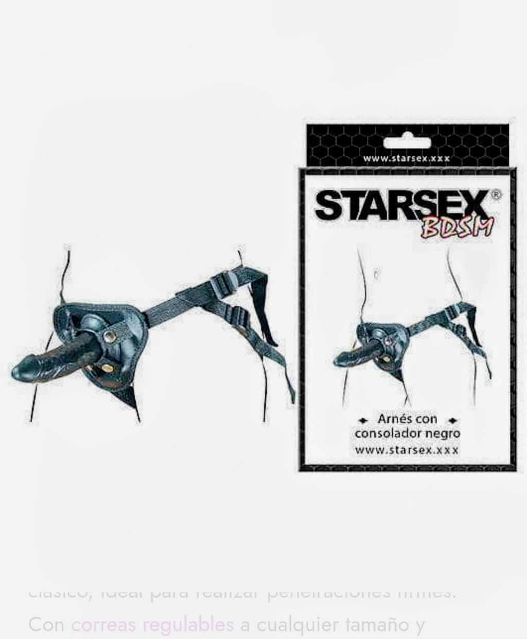 Arnés con Dildo Negro