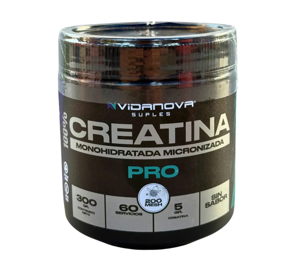 Creatina PRO Monohidratada Micronizada 300g – Vidanova®